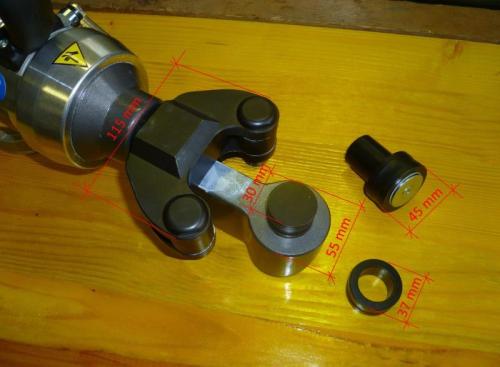 Savijanje građevinske armature mu16p -dimenzije