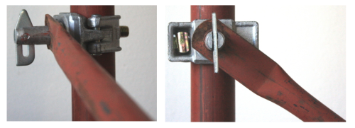 Spojnica s osiguračem za prečke i dijagonale